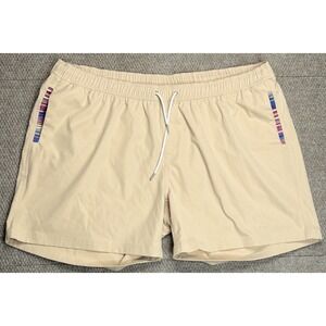 Wowie‎ Men's Tan Drawstring Waist Shorts Size 3XL